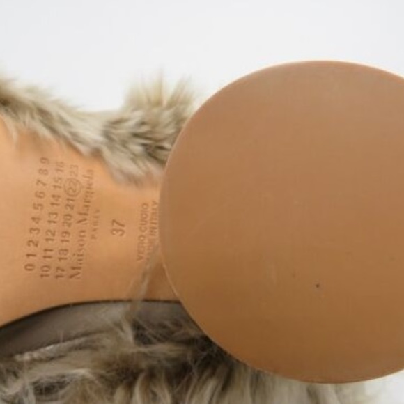 MAISON MARGIELA Alpaca Wood-Heel 80mm Bootie - Picture 6 of 8